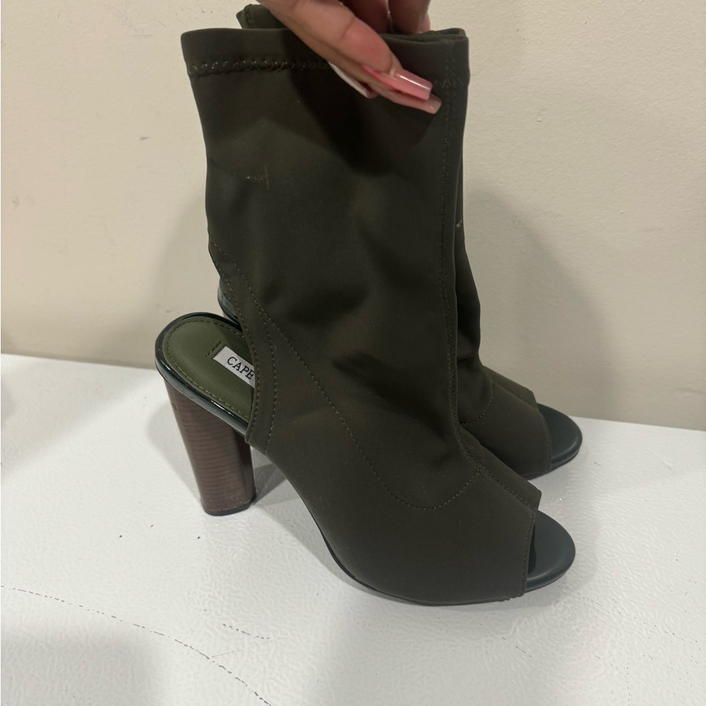 Peep Toe Booties